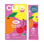 Cure Hydration - Kids Electrolyte Drink Mix | Plant-Based Pediatrician Formulated Rehydration | No Added Sugar, Non-GMO, Gluten-Free, No Artificial Flavors, FSA & HSA | Box of 6 Packets - Fruit Punch