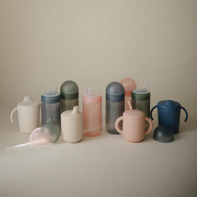 mushie Soft Spout Sippy Cup 10 fl oz | 6 Months+ (Dried Thyme)