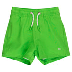 RUGGEDBUTTS Boys UPF50+ Stretch Swim Trunks - Neon Lime, 3-6m