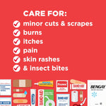 All-Purpose Portable Compact First Aid Kit for Minor Cuts, Scrapes, Sprains & Burns, Home, Car, Travel, Camping & Outdoor Emergency Kit, FSA/HSA Eligible, 160 Pieces