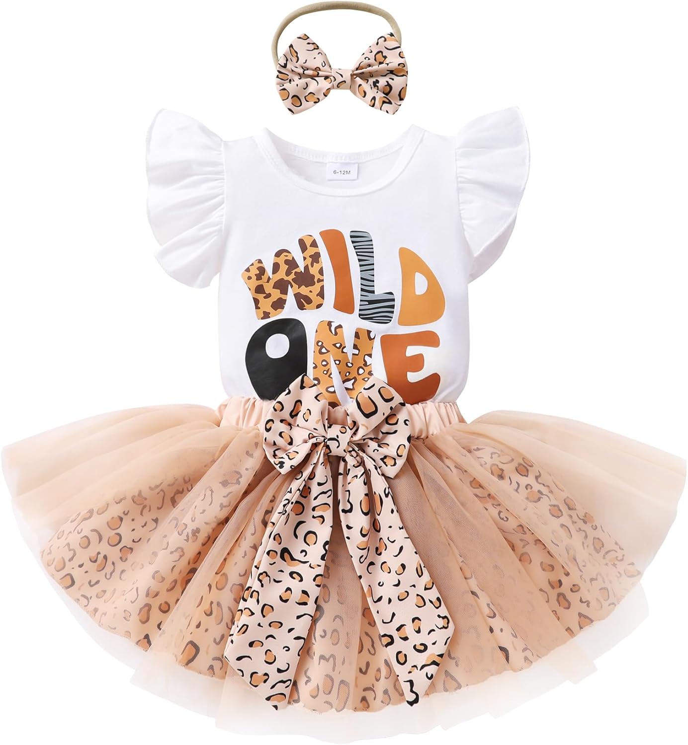 Newborn Baby Girls My 1st Birthday Dress Infant Shiny Printed Sequin Bowknot Tutu Princess Dress