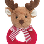 Bearington Collection Baby Lil' Patches, 5.5 in Giraffe Plush Stuffed Animal Baby Rattle, Newborn Toys Gift - Giraffe Stuffed Animal