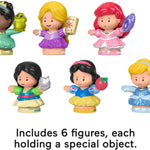Fisher-Price Disney Princess Gift Set by Little People, 6 character figures for toddlers and preschool kids ages 18 months to 5 years (Amazon Exclusive)