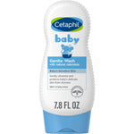 Cetaphil baby gentle wash bottle on a white background
