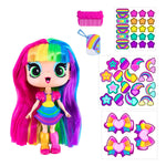 Decora Girlz 5" Collectible Dolls, 8 Surprises to UNbox, Fun Fashions & Stickers, 9 to Collect