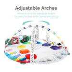 Baby Play Gym with Activity Mat, Toys, and Arches, 0-6 Months