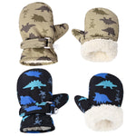 Weradau Fleece Lined Mittens for Baby Boys Girls,Baby Toddler Little Kids Winter Warm Gloves Mittens(6-24 months)
