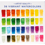 eeBoo: Yumi's Mushrooms Watercolor Pencils – 18 Double-Sided Pencils, 36 Colors, Foil Barrels, Add Water to Paint, Artist Quality Art Supplies