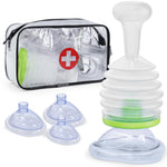 Anti Choking Device Choking Rescue Device,Choking Device for Kids & Adults, Portable Choking Rescue Device Home&Travel Kit,Choke Rescue Device for Kids & Adults with 3 Masks, Strong Suction Heimlich