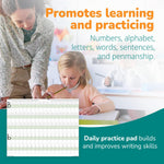 Channie's Easy Peasy Alphabet Tracing Book for Kids Ages 3-5, Pre K & Kindergarten Writing Workbook for Handwriting & Tracing, Effective Alphabet Practice With Color-Coded Blocks