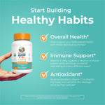 MARYRUTH'S Kids Vitamin C Gummies | Supplement for Immune Support & Overall Health | Vitamin C for Kids Ages 4+ | USDA Organic | Vegan | Non-GMO | 60 Servings
