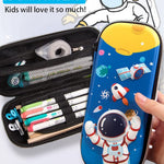 BAUBLE CROWN Pencil Case for Boys 3D EVA Cartoon Storage Pouch Pen Holder for School Kids Large-Capacity Storage Box Children's Student Gift Stationery Box