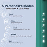 7AM2M Sonic Electric Toothbrush for Adults&Kids, 8 Brush Heads&Travel Case
