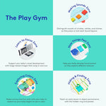 LOVEVERY | The Play Gym | Award Winning For Baby , Stage-Based Developmental Activity Gym & Play Mat for Baby to Toddler