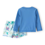 Carter's Boy 2-Piece Rashguard Trunk Set, Blue, 18M