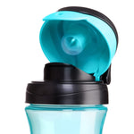 Chicco My Tumbler Toddler Sippy Cup for 2+ Years, 12oz Spill-Proof when Closed Water Bottle with Free-Flow Spout, Flip-Up Carry Handle, Easy Grip, BPA Free, Teal