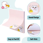 Mr. Pen- Aesthetic Sticky Notes, 3"x3", 8 Pads, 400 Sheets, 4 Designs, Cute Bear Sticky Notes, Self-Stick Note Pads Aesthetic, Perfect for Office, School, Home, Study & Organization