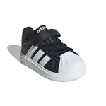 adidas Unisex-Baby Streetalk Elastic Lace, Black/White/White, 4