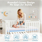 Vomiliku Crib Mattress Dual Sided Memory Foam Baby Toddler Bed Mattress, 52" x 27.6" x 5.5" Soft Breathable Mattresses