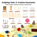 Aestd-ST Polymer Clay 60 Colors, Modeling Clay for Kids DIY Starter Kits, Oven Baked Model Clay, Non-Sticky,with Sculpting Tools, Holiday Gift for Children and Artists.