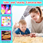 Montessori Toys for 3 4 5 Year Old,Double-Sided Preschool Learning Toys for Toddlers age 2-4,Educational Math manipulatives Number Counting Blocks for Kids,Christmas Stocking Stuffers for Boys Girls