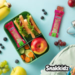 Snakkidz Organic Strawberry Chewy Granola Bar, 15 Count, Nut and Allergen Free, Low Sugar, Made with Avocado Oil