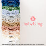 Baby Bling 2PK FAB-BOW-OUS®: petal + oatmeal