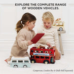 Le Toy Van - Wooden Doll House Dolly Ice Cream Van Play Set for Dolls Houses | Daisylane Dolls House Furniture Sets - Suitable for Ages 3+