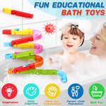 Bath Toys for Kids Ages 4-8 3-5 Toddler Bath Toys 38 PCS Fun Bathtub Shower Toys DIY Marble Run Slippery Slide Birthday Gift for 2 3 4 5 6 7 8 Year Old Boys Girls