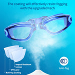 Aegend Swim Goggles, Swimming Goggles No Leaking Anti Fog UV Protection Triathlon Swim Goggles with Free Protection Case for Adult Men Women Youth Kids Child, Multiple Choice
