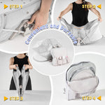 Portable Baby Bassinet Travel Baby Bed included Carry Backpack , Baby Cribs Travel Pod for Outdoors Baby Lounger Infant Travel Bed with Mosquito Net and Sunshade Canopy, Lightweight Washable Foldable