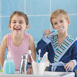 Gisdo 50pcs Toddler Toothbrush Set, Kids Manual Toothbrushes, Soft Bristles, Age 2+ Children, Individually Wrapped