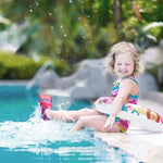 Prsca Kids Swim Fins,Short Youth Fins Swimming Flippers,Swim Training Fins for Lap Swimming,for Children Girls Boys Beginners