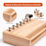 INIFEIDALA Montessori Toys for 3 4 5 Year Old,Montessori Screwdriver Board Set-Lock and Key Toy,Kids Tool Set,Preschool Learning Sensory Activities - Fine Motor Skills - STEM Toys