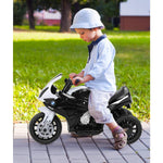 Costzon Kids Electric Ride on Motorcycle w/Headlights &Music, Pedal, Licensed BMW 6V Battery Powered 3 Wheels Motorcycle Toy for Children Boys & Girls (Black)