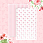 Peryiter 2 Pack Crib Sheets for Girls Boys Coquette Bed Sheet Set Fitted 52'' x 28" for Standard Crib Mattress Stretchable Soft Toddler Aesthetic Nursery Decor(Bow,Pink)