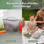 Haakaa On-The-Go Silicone Microwave Steam Sterilizer Bags for Travel, 40oz/1250ml Reusable Silicone Steaming Bags for Baby Bottles, Breast Pump, Accessories, Pacifiers, Teethers,Grey/1PC