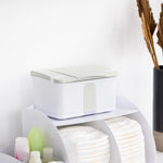Ubbi Tabletop Diaper Caddy, Diaper Storage, Caddy Organizer, Stores Baby Diapers, Wipes & Baby Accessories, White