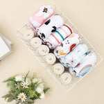 ALVABABY Baby Cloth Diapers 6 Pack with 12 Inserts Cloth Diaper Covers Adjustable Washable Reusable for Baby Girls and Boys 6DM117A