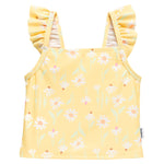 Gerber Toddler Girls' 2-Piece Swimsuit, Daises, 2T