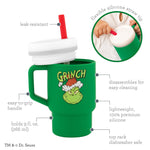 Infantino My 1st Tumbler Limited Edition – Adorable Miniature Tumbler with Leak-Resistant Straw and Toddler-Friendly Handle, Encourages Hydration, Easy to Clean, 9 fl. oz, Grinch Green