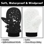 Olreco Toddler Winter Gloves Waterproof Toddler Mittens 18-24 Months Baby Mittens 12-18 Months Toddlers Snow Mitten Baby Gloves