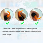 Zooshine 10Pcs Swimming Nose Plugs,Swim Nose Clips for Adults Kids(Age 8+)