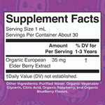 MARYRUTH'S Cocomelon Toddler Elderberry Syrup, USDA Organic Elderberry, Sugar Free Kids Immune Support Supplement for Ages 1-3 Years, Clean Label Project Verified®, Vegan, Gluten Free, 1 Fl Oz