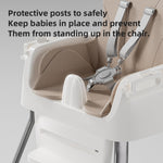 Portable Baby Highchair for Months Infants and Toddlers with 5 Point Harness Convertible Comfortable Seat for Cozy Eating Table Sit Up High Chair and Seats for Sitting Up Back Booster Feeding Chairs