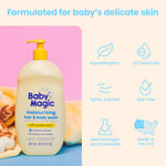 Baby Magic Moisturizing Hair & Body Wash | Specially Formulated for Baby's Delicate Skin | Tear-Free | Calendula & Coconut | 30 fl oz.