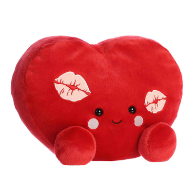 Aurora Adorable Palm Pals Party Sized Kimi Kisses Heart Stuffed Animal - Fun Seasonal Plush For Kids and Adult Collectors - Perfect for Decorating Rooms and Valentine's Day - Red 12 Inches