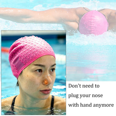 Zooshine 6 Colors Swimming Nose Clips for Kids Age (7+) Adults, Waterproof Silicone Swim Nose Plug for Pool Surfing,Comfortable Swim Training Gear Prevent Water from Entering Nose