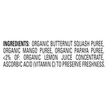 Happy Baby Organics Stage 2 Baby Food Pouches with One Full Serving of Veggies, Nutritious Snack, Clearly Crafted Fruit & Veggie Puree, Squash, Mango, & Papaya, 4 Ounces