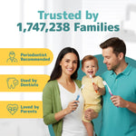 NIMBUS NIMBY Kid's Extra Soft Toothbrushes for Sensitive Teeth and Receding Gums, Periodontist Design Plaque Remover Travel Toothbrush, Individually Wrapped (4 Pack, Colors May Vary)